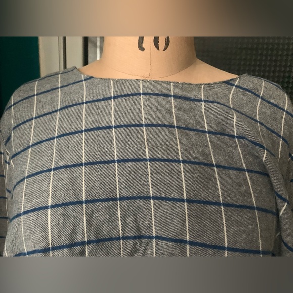 Indie Designer Plaid Dress or Long Top.Fits Many Sizes! - Picture 3 of 9